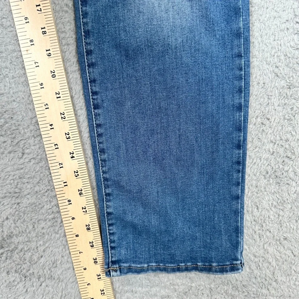 Lucky Brand Sweet Straight leg‎ Distressed Blue Jeans Womens 10/30 Medium Wash